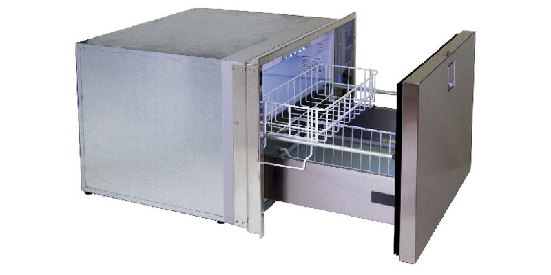 Isotherm Drawer Inox Clean Touch 70 Liter Schubladengefrierschrank mit Eiswürfelfunktion 230V