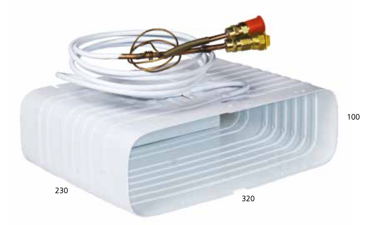 Isotherm Selbstpumpende Seewasserkühlung Kühlanlage mechanisches Thermostat 12/24V bis max. 150 Liter (2351)