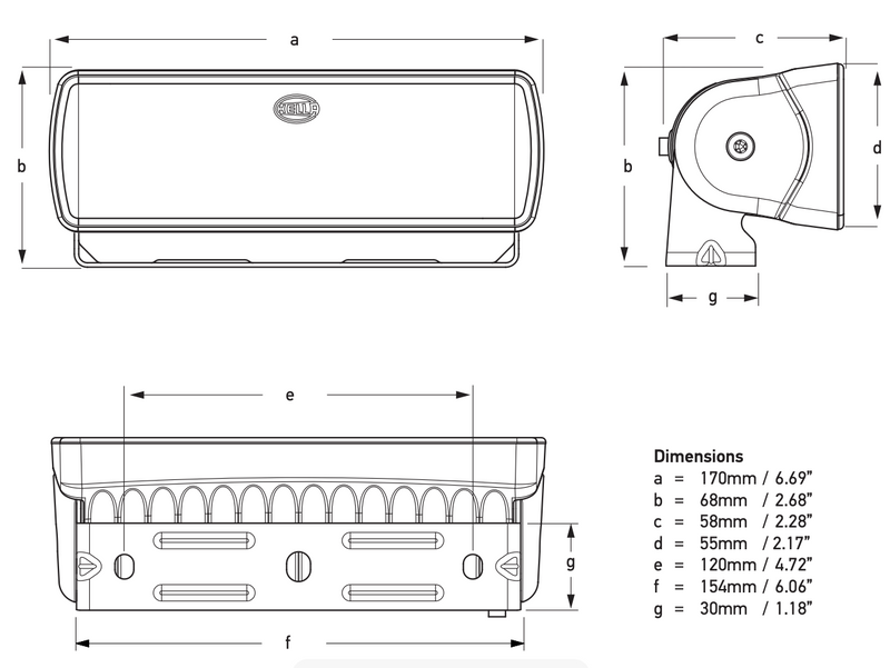 Hella Sea Hawk XLR LED Arbeitsscheinwerfer