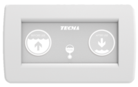 Tecma Elegance 2G Cut Toilette 12V Short weiß, Softclose, All in one 2 Tasten, Einlasspumpe