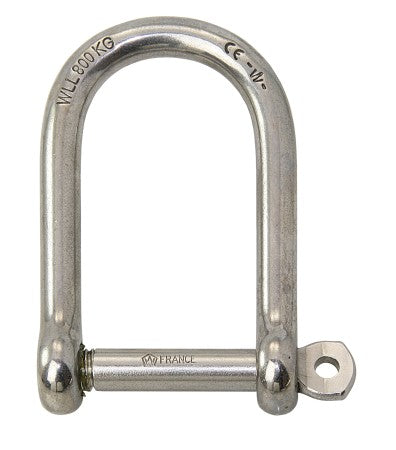 WICHARD-Schäkel geschm. extraweit SELF-LOCK. 8 mm